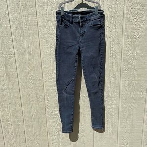 American Eagle black jeggings. Size 0.
